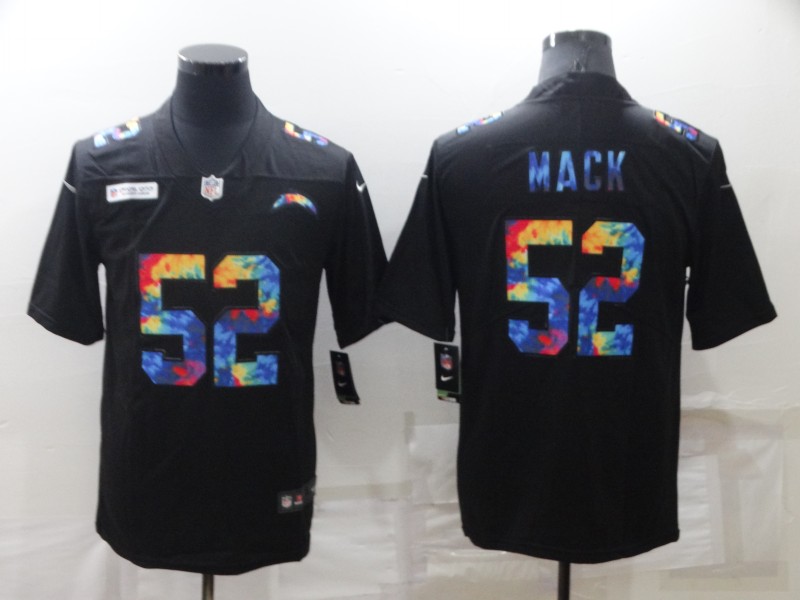 Men's Los Angeles Chargers Khalil Mack #52 Black Jersey
